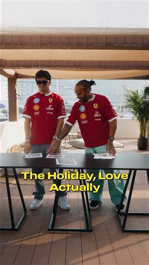 Charles and Lewis rank Christmas movies 🎬🎄 #F1 #F1Shorts