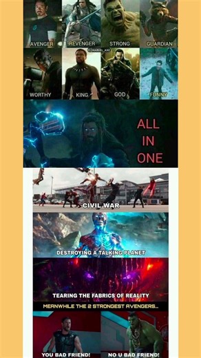 When Marvel Has ALL Powers in One Team 😂🔥 | Marvel Meme