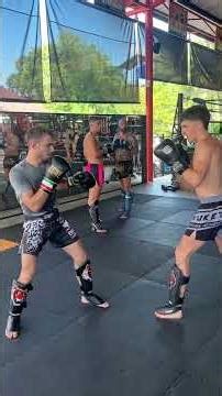 Rafael Fiziev teaches slip and counter technique in Kickboxing Class