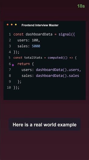 🚀 Angular Signals: Real-Time Dashboard Trick (2025 Interview Hack) | Frontend Interview Master