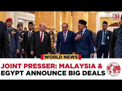 WATCH: Anwar Ibrahim and El-Sisi Outline New Malaysia–Egypt Partnership | World News