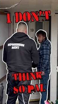 Repo Man Is in for a Nasty Surprise! 🫣 #RepoMan #Repossession #PrankedRepo