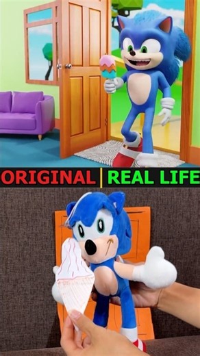 SONIC & AMY and the Ice Cream Surprise 😂 | Animation Meme Reactions #sonic #amy #funny #memes
