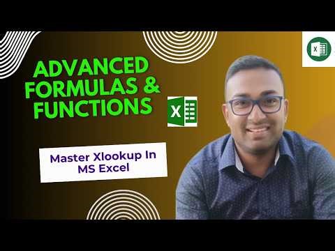 How to use Xlookup in MS Excel? Advanced Formulas & Functions In MS Excel I #microsoftexcel #excel