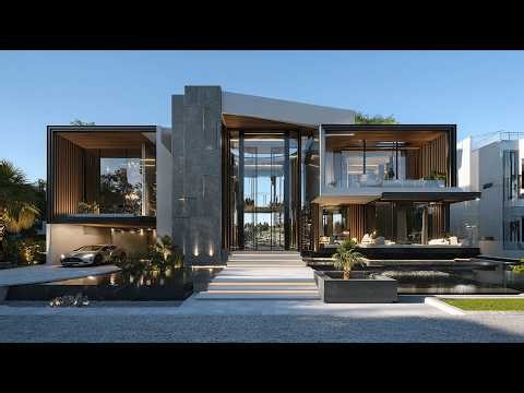 Inside the Most Beautiful Contemporary Mansion with Seamless Indoor Outdoor Living Design