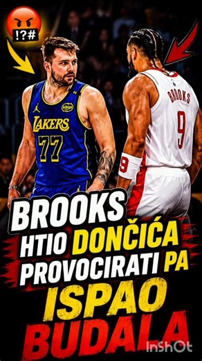🔥Brooks htio Dončića provocirati PA ISPAO BUDALA🔥