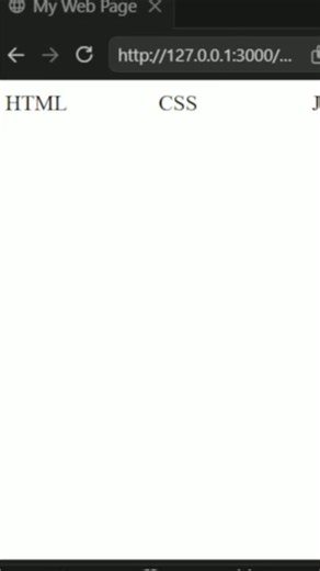 Create a Simple HTML CSS JS Navbar in Minutes! 🚀 #shorts