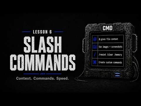 6. Best Practices: Slash Commands