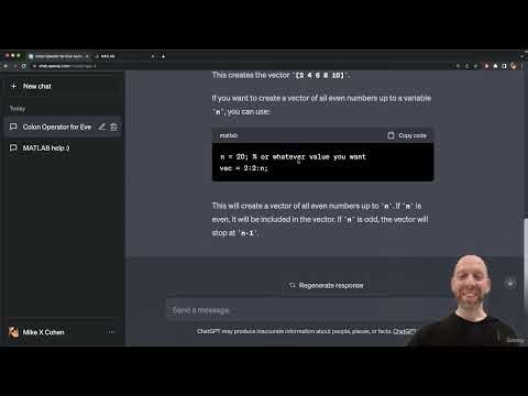 (Matlab) Course 6: 12 Ask ChatGPT MATLAB questions