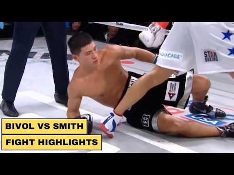 DOWN BUT NOT YET OUT!!! Dmitry Bivol RUSSIA VS Joe Smith Jr USA Full Fight Highlights