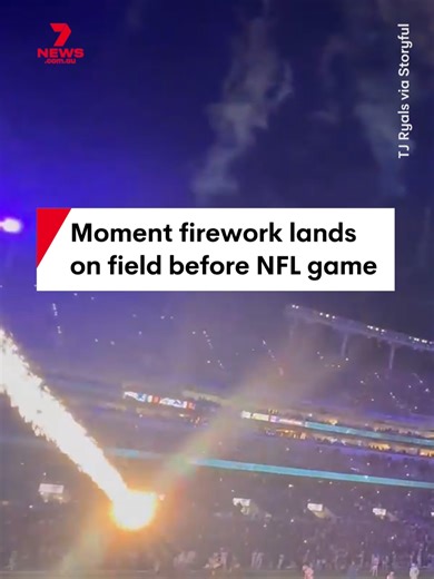 Rogue Firework Crashes at Ravens vs. Patriots Game