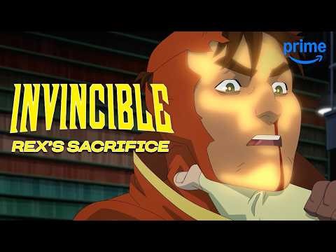 Rex Splode Sacrifices Himself | Invincible | Clip | Prime Video