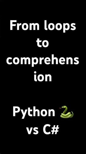 Concise Code: Python & C# Compared
