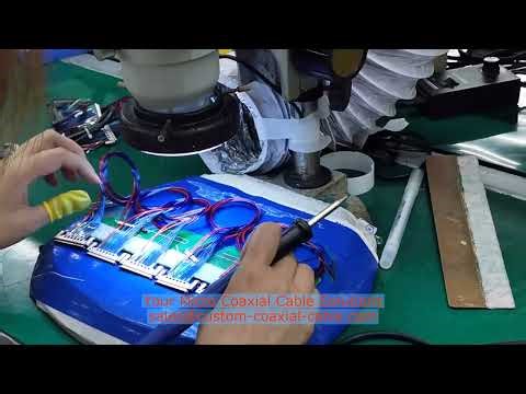 Professional Micro Coax Twinax Cable Best Chinese Makers in France Created for Smart Cameras Axle Lo