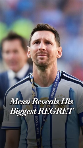Messi Reveals His Biggest Regret After His Argentina Career