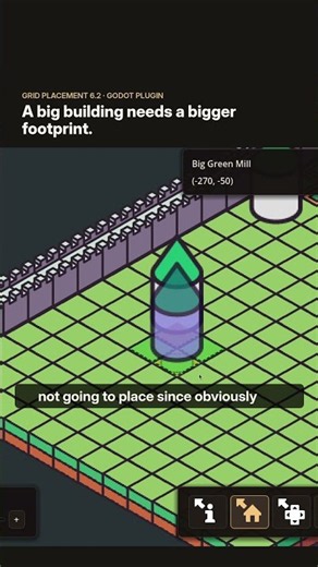A big building needs a bigger footprint | Godot