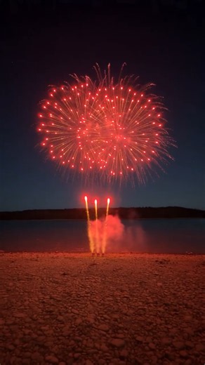 fireworks POV, virtual firework show, colorful night sky, golden firework finale