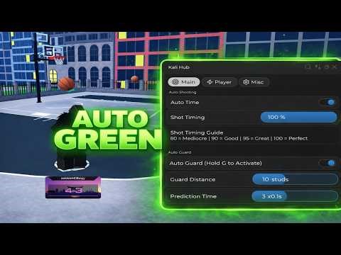 Basketball legends SCRIPT - AUTO GREEN, AUTO GUARD, NO KEY