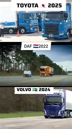 ​Volvo vs Mercedes vs DAF | Ultimate Emergency Braking (AEB) Test!