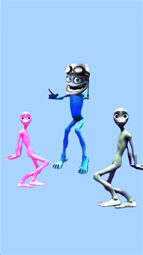 3 Alien Dance😱 - Dame Tu😰 pink blue silver 🫣 - CoffinDance Song Meme #shorts #funny