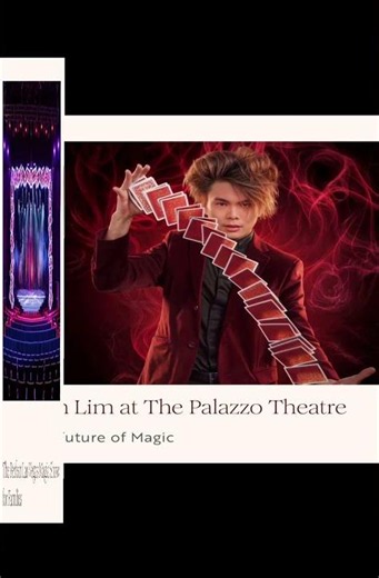 ✨ SHIN LIM: LIMITLESS 🎩🔥 #lasvegas #shinlim #magicshow #thingstodoinlasvegas