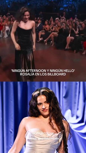 “Ni ningún good afternoon, ni ningún hello”, el guiño de Rosalía a ‘Caso Cerrado’ en los Latin Billboard Awards 👆 Ayer se celebraban en Miami los premios Billboard de la música latina, donde la artista catalana ha hecho historia al recibir tres galardones: Mejor Álbum Latino, Mejor Artista y el Premio Billboard Salón de la Fama 2026.