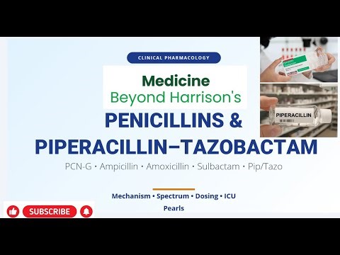 Piperacillin-Tazobactam & Penicillins: The ICU Physician’s Guide (NEET PG, NEET SS, MRCP)