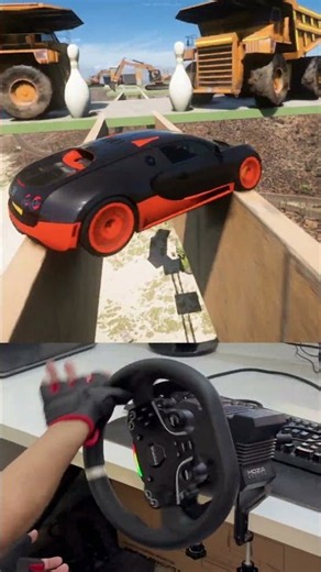 Bugatti Veyron Hit the PERFECT Jump! 🤯 | Forza Horizon 5 #Shorts