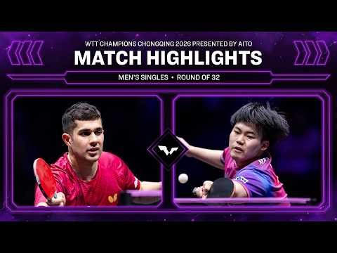 Kanak Jha vs Sora Matsushima | MS R32 | #WTTChongqing 2026