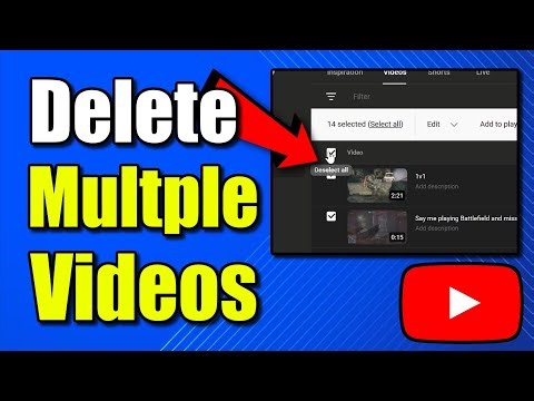 How to Delete Multiple Youtube Videos on your Channel (Best Method)