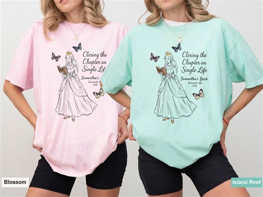 Princess Bride Book Lover Shirt Fairytale Bachelorette Sweatshirt Custom Fantasy Reader Bride Tee Bookish Princess Outfit Next Chapter Gift - Etsy