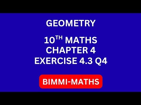 10th Maths Chapter 4 exercise 4.3 Q4