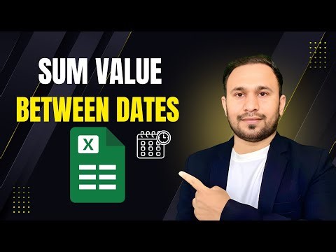 Sum value between dates in excel | How to Sum between dates using SUMIFS | Kese sum nikale excel me