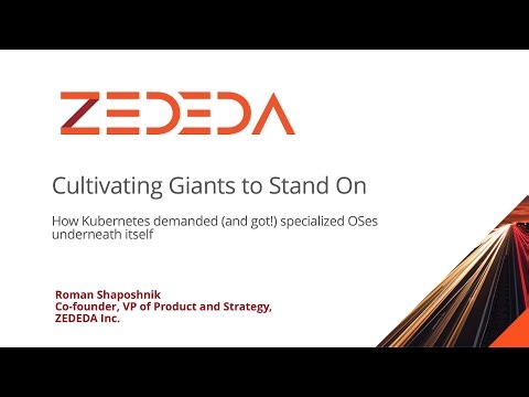 Cultivating Giants to Stand On: How Kubernetes Demanded (& Got!) Specialized OSes Underneath Itself