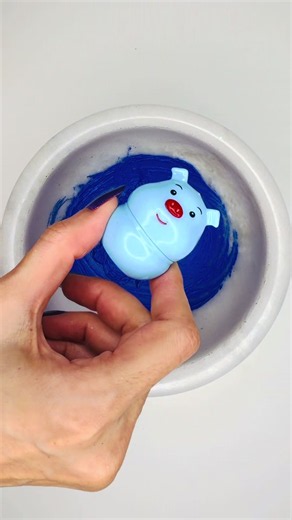 Coloring Slime with Cute🧸🐷🎀🐻🍯🍃Blue💙Lipstick💄Lip Balm & Eyeshadow! ASMR & Satisfying Makeup Slime! Part1 #asmr #satisfying #makeup #makeupslime #lipstick