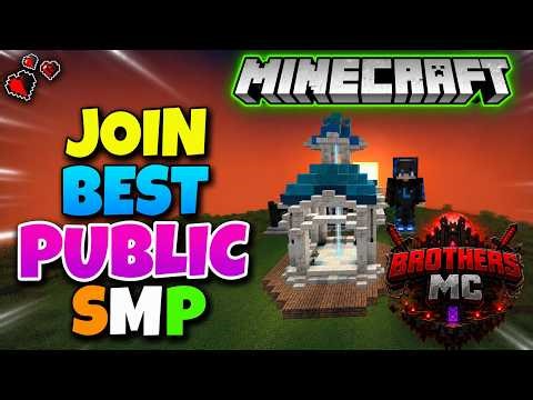 🔥 Public SURVIVAL SMP Server Minecraft 1.21 🔥 | Java + Bedrock | 24/7 Online | Free To Join 🤯
