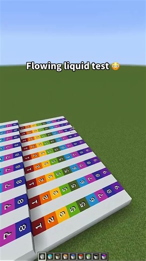 Flowing liquid test... #minecraft #minecraftmemes #minecrafttutorial #minecraftbuilding #dream
