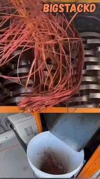 Shredding Scrap Welder Copper - BigStackD - ASMR Metal Shredding- Shreddy Krueger