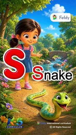 Practice Letter S with Fun Words & Pictures! 📚 #abcforkids #toddlerlearning
