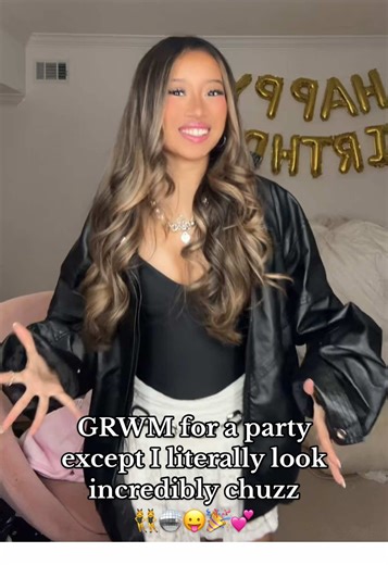 GRWM for a function😛 #grwm #getreadywithme #bellaluu #makeup #highschool @SKIMS