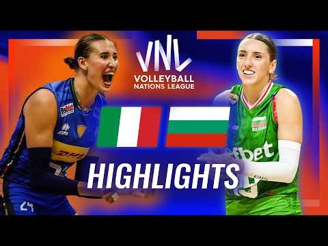 Italy 🇮🇹vs. Bulgaria 🇧🇬 - Highlights | Week 1 | Women's VNL 2026