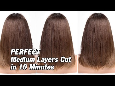 How to cut The Perfect Long to Medium Length Layered Haircut in 10 Minutes | Easy & Quick Tutorial