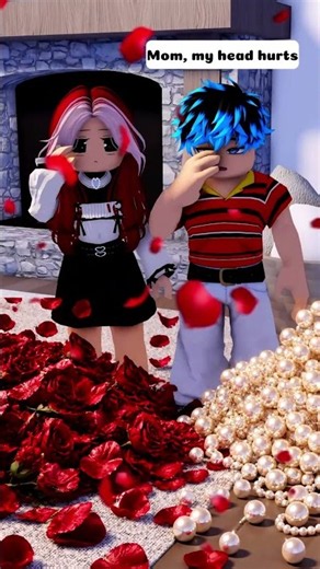 Her siblings’ hair grew pearls and roses but hers only grew cotton #roblox #robloxedit