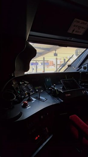 A rare look inside the TGV Lyria Cockpit! 👀 #train