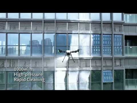 Professional Drone Cleaning for Office Buildings | High-Rise Facade Cleaning Service