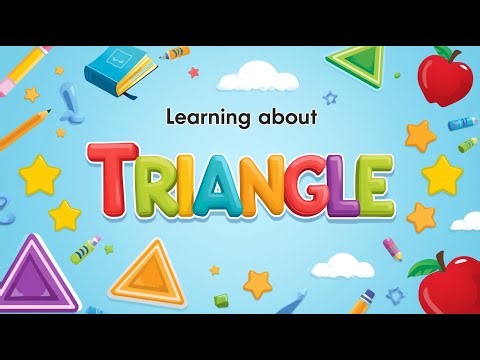 Learning about Triangle shape [ Triangle shape [ what is triangle shape-with fun learning