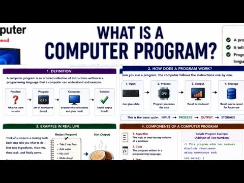 What Is Computer Program | Computer Program | Full Explanation Of Computer program for Beginners