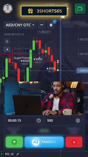 Promo Code "3SHORTS65”. Start Trading on Pocket Option!