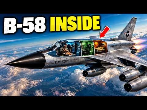 How B-58 Crews Ate, Slept & Survived Sealed in 3 Separate Cockpits of a Mach 2 Nuclear Bomber