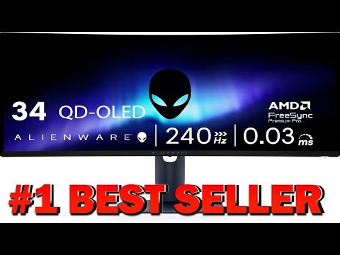 Alienware 34 240Hz QD OLED Curved Gaming Monitor AW3425DW 34.2 inch WQHD - B0F6724X5N